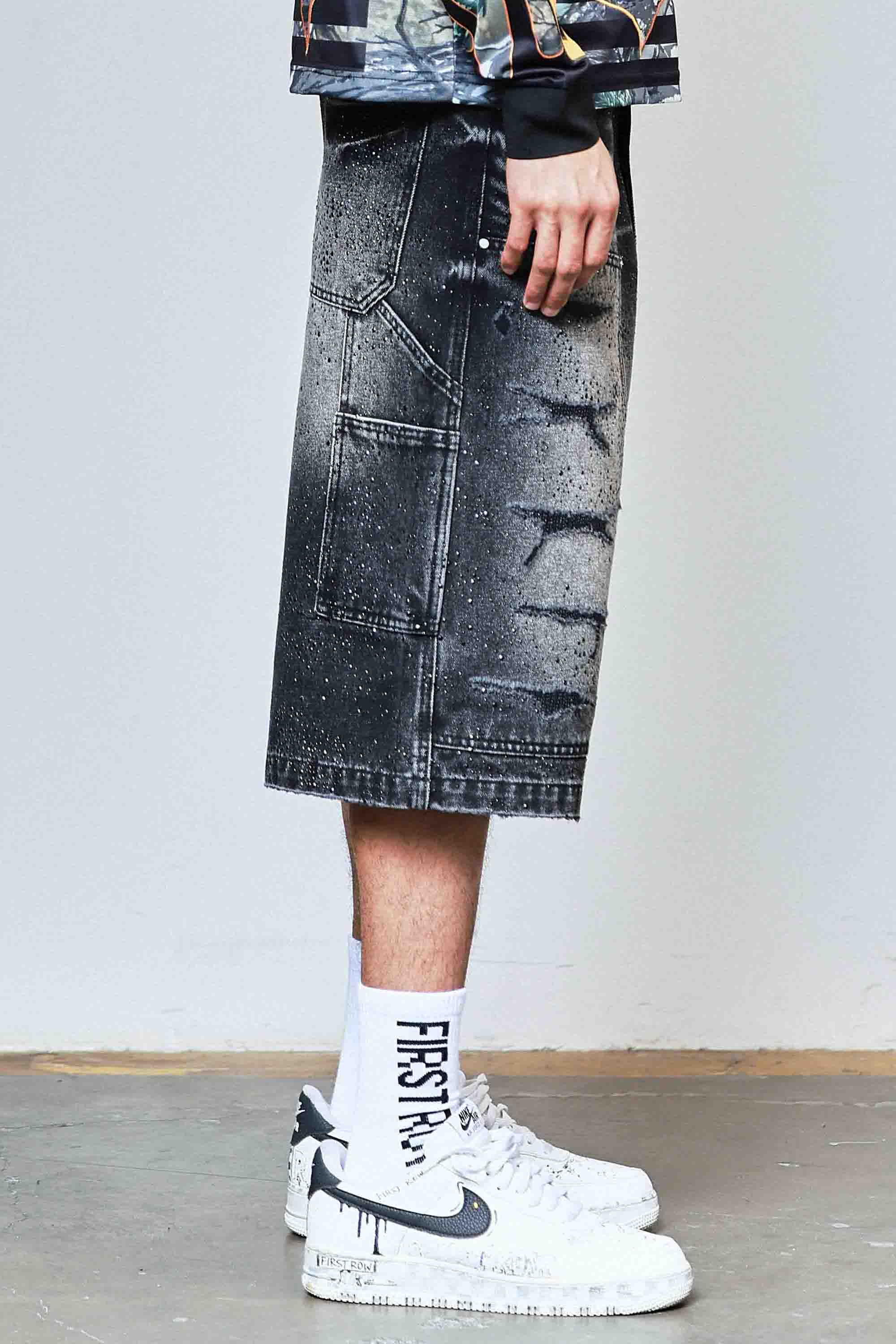 RHINESTONE JORTS