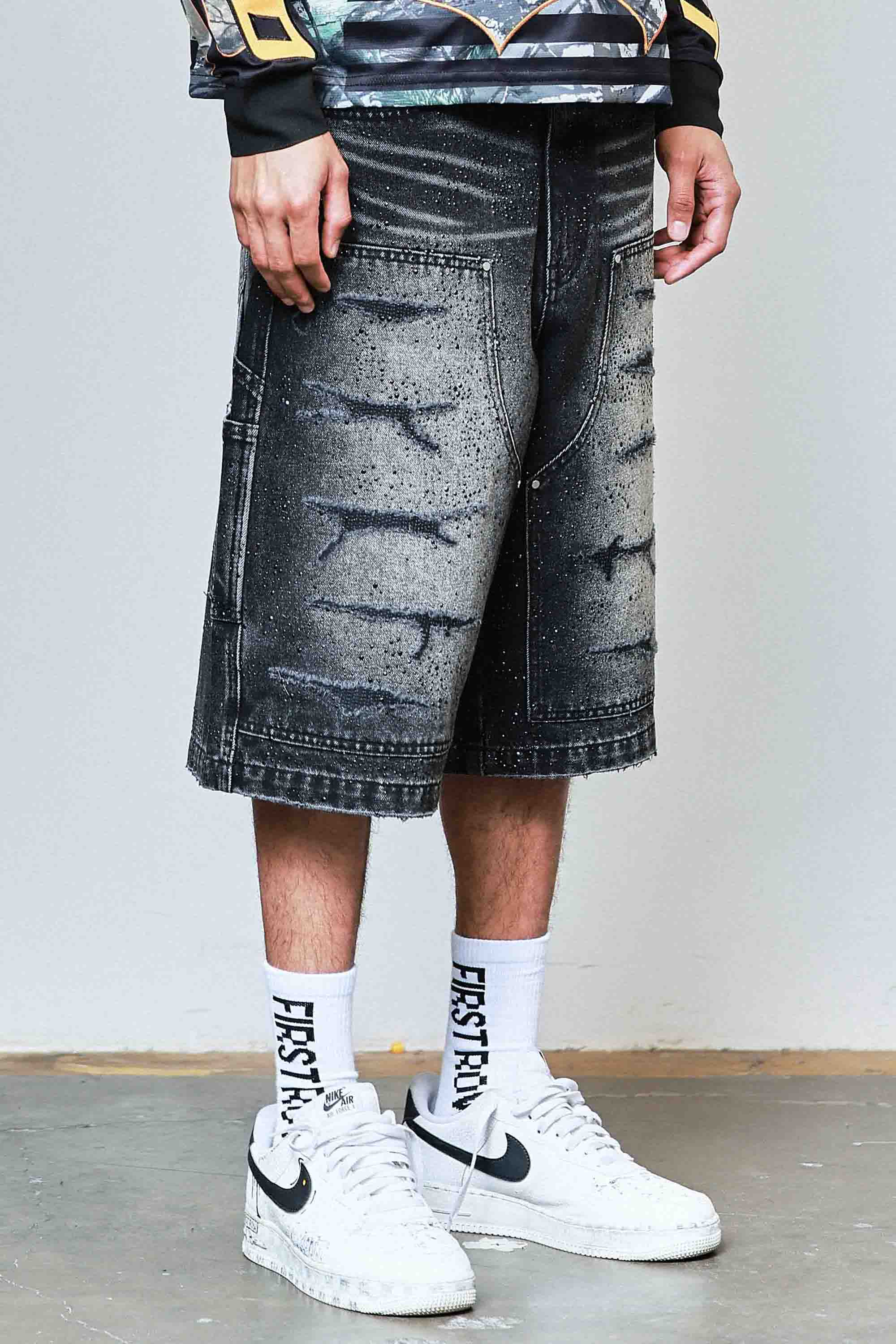 RHINESTONE JORTS