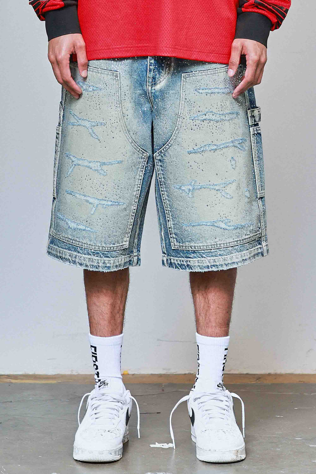 RHINESTONE JORTS