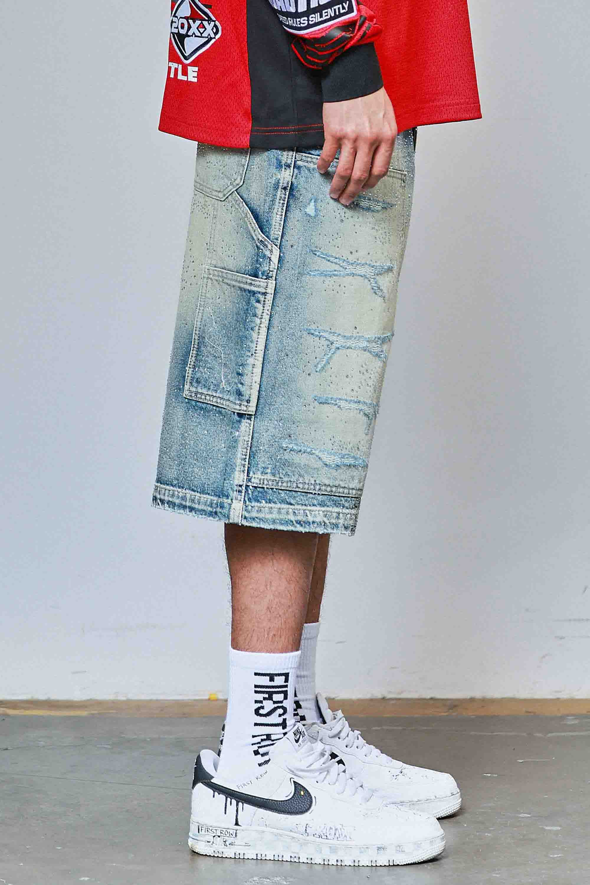 RHINESTONE JORTS