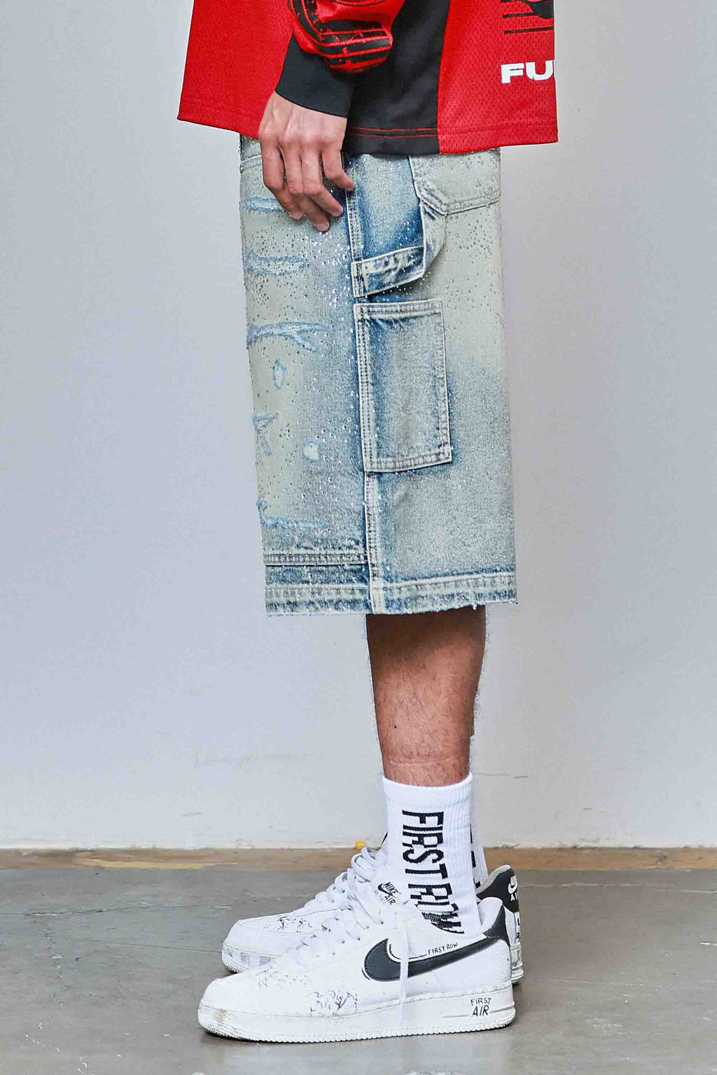 RHINESTONE JORTS