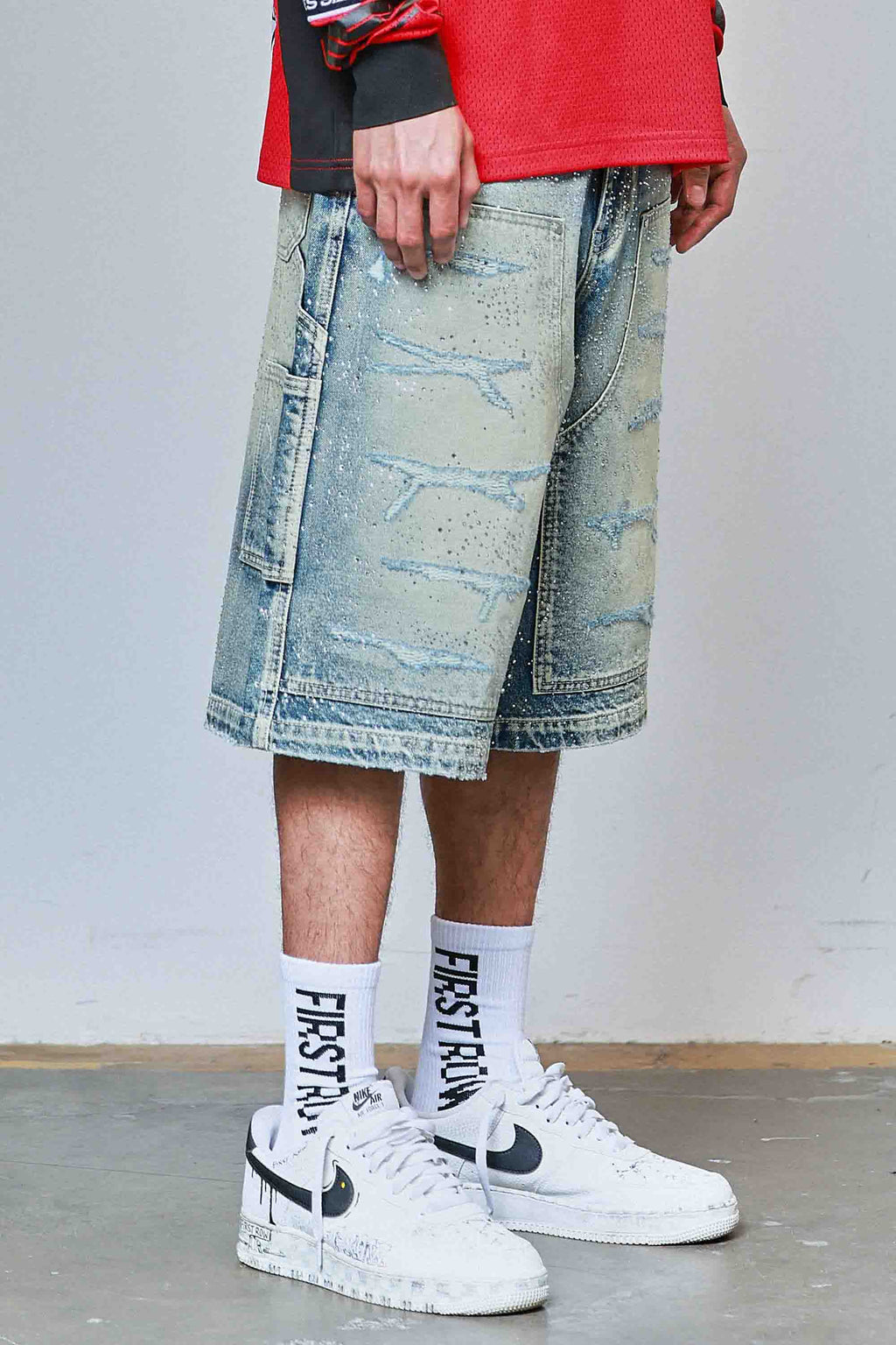 Mario Randy Jorts RHINESTONE JORTS – First Row