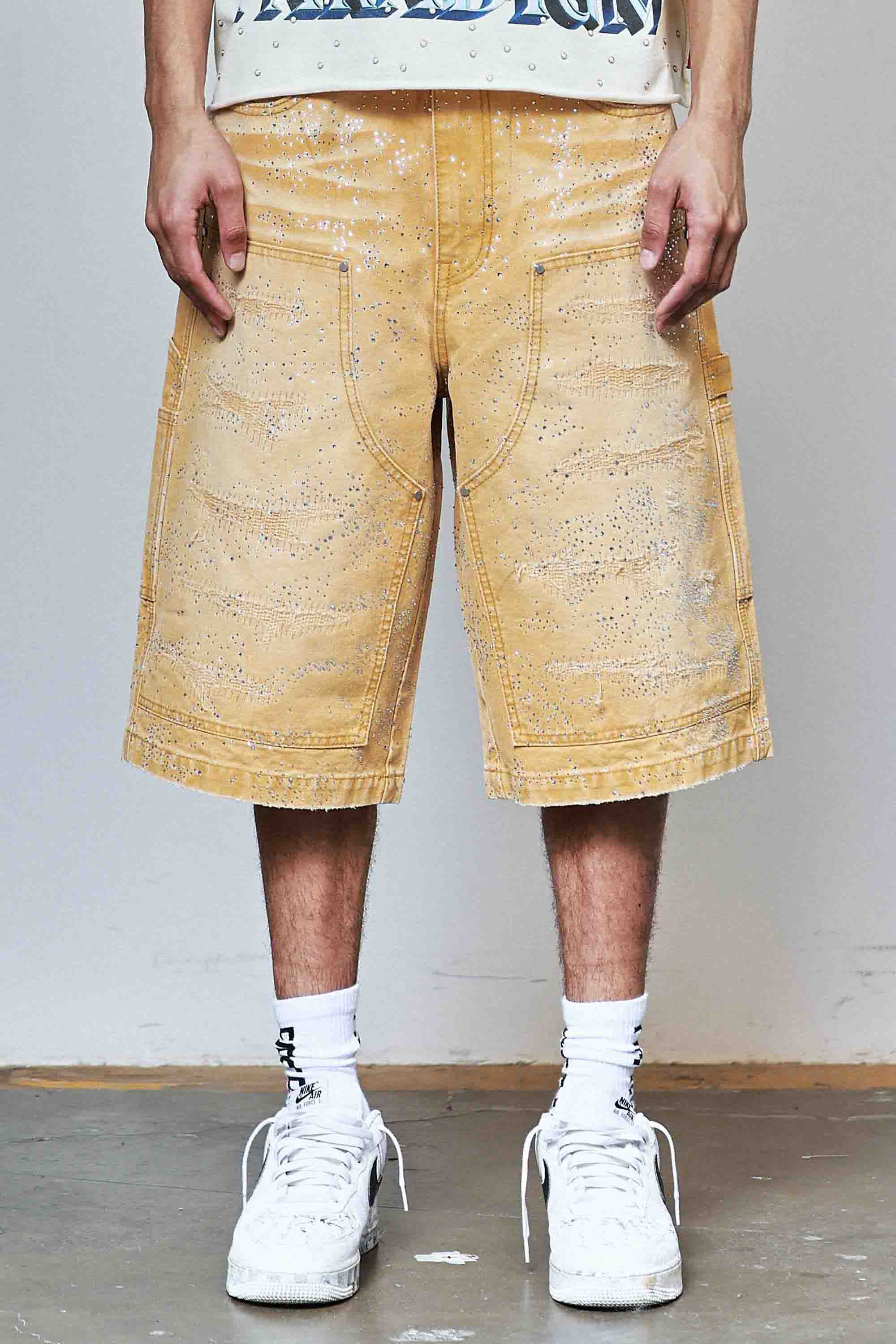 RHINESTONE JORTS