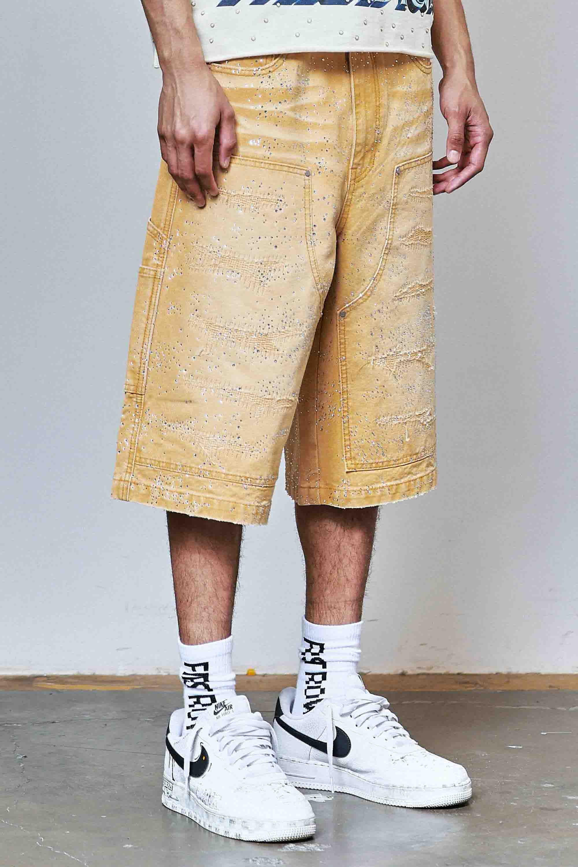 RHINESTONE JORTS