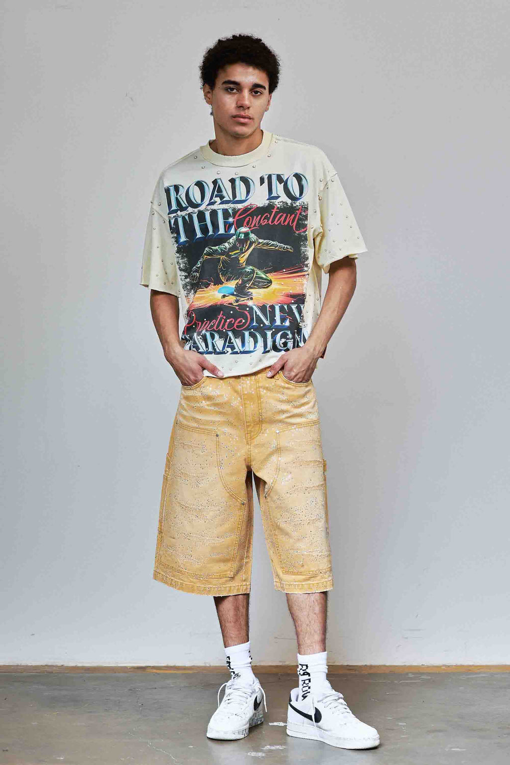 RHINESTONE JORTS