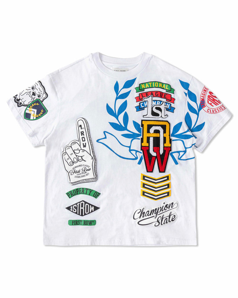 VARSITY PATCHES  TEE