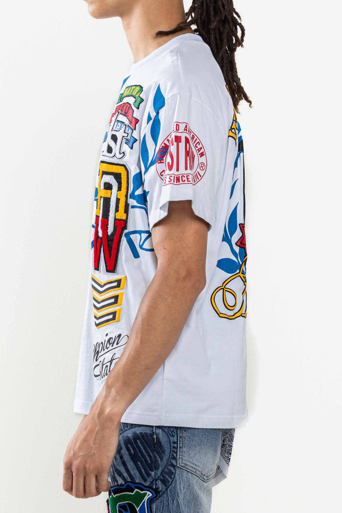 VARSITY PATCHES  TEE