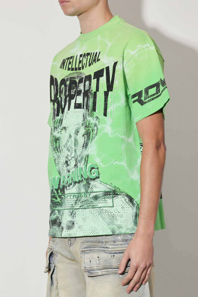INTELLECTUAL PROPERTY WASHED TEE