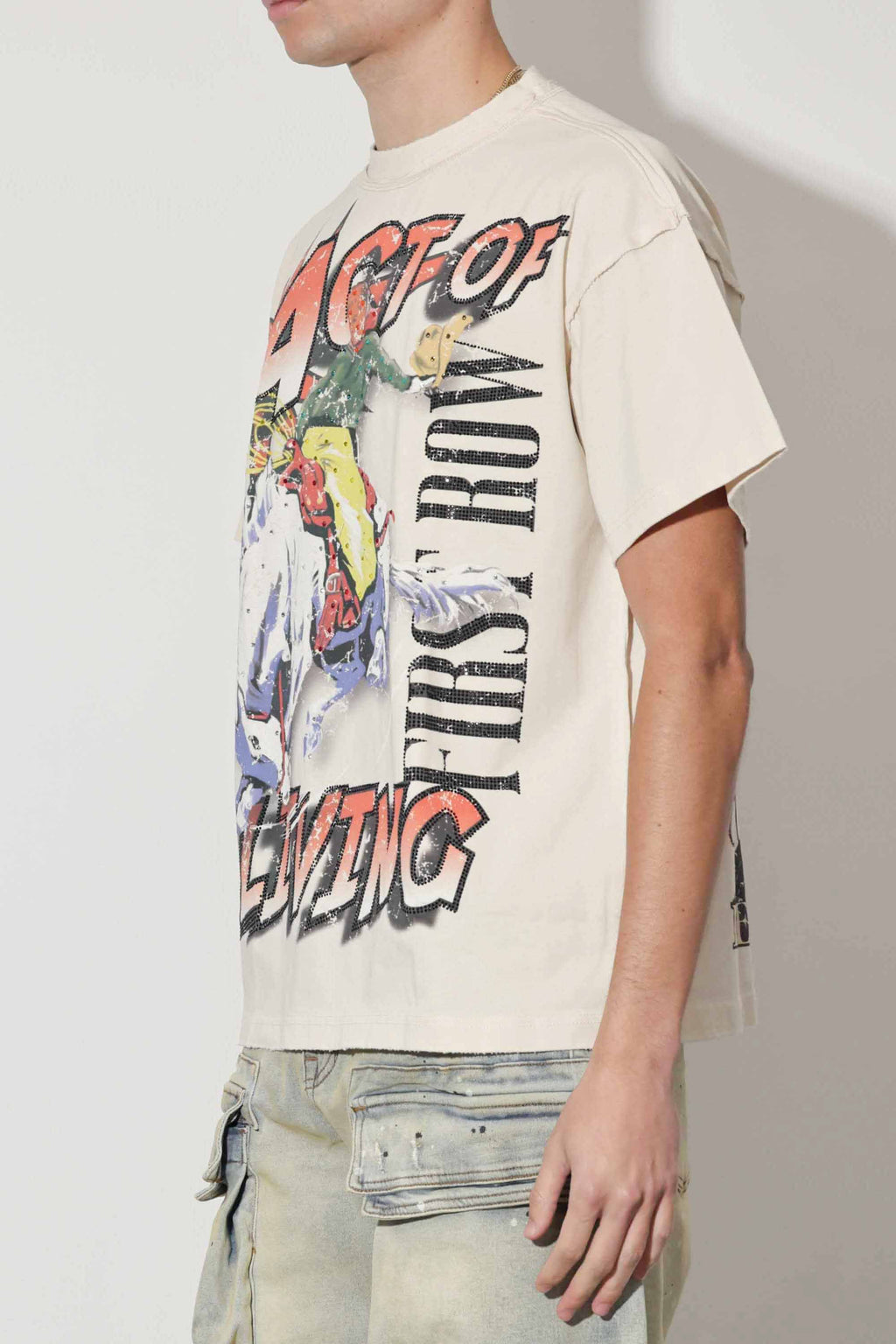 ACT OF LIVING RODEO WASHED TEE