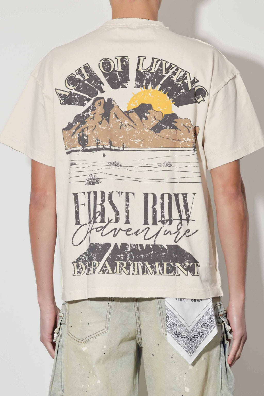ACT OF LIVING RODEO WASHED TEE
