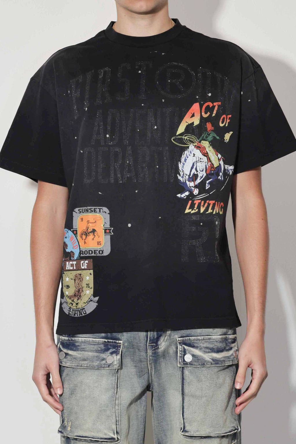 ACT OF LIVING RODEO WASHED TEE