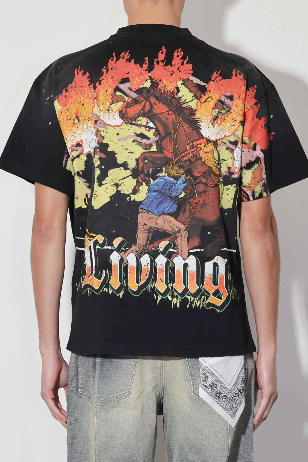 ACT OF LIVING RODEO WASHED TEE