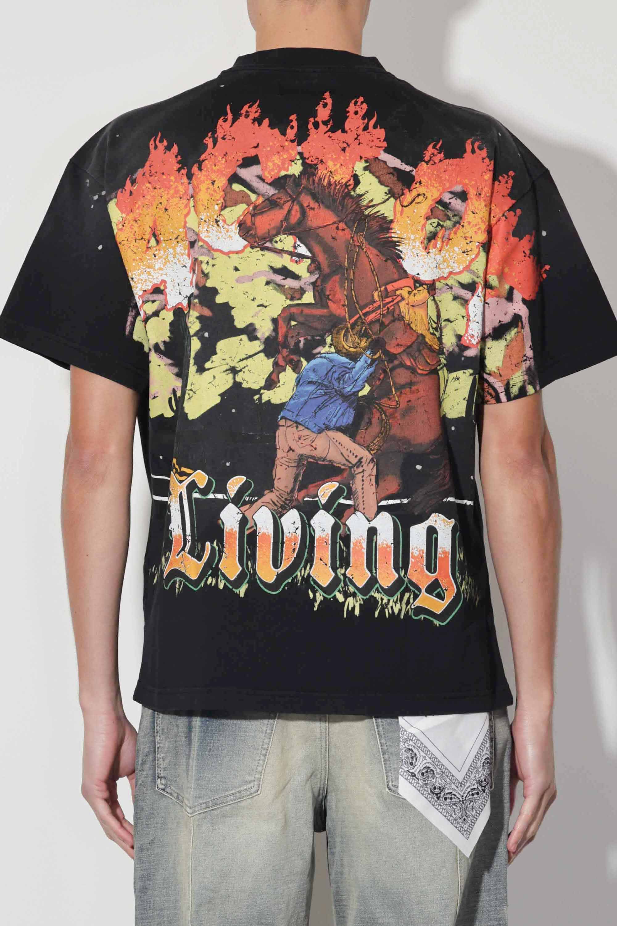 ACT OF LIVING RODEO WASHED TEE