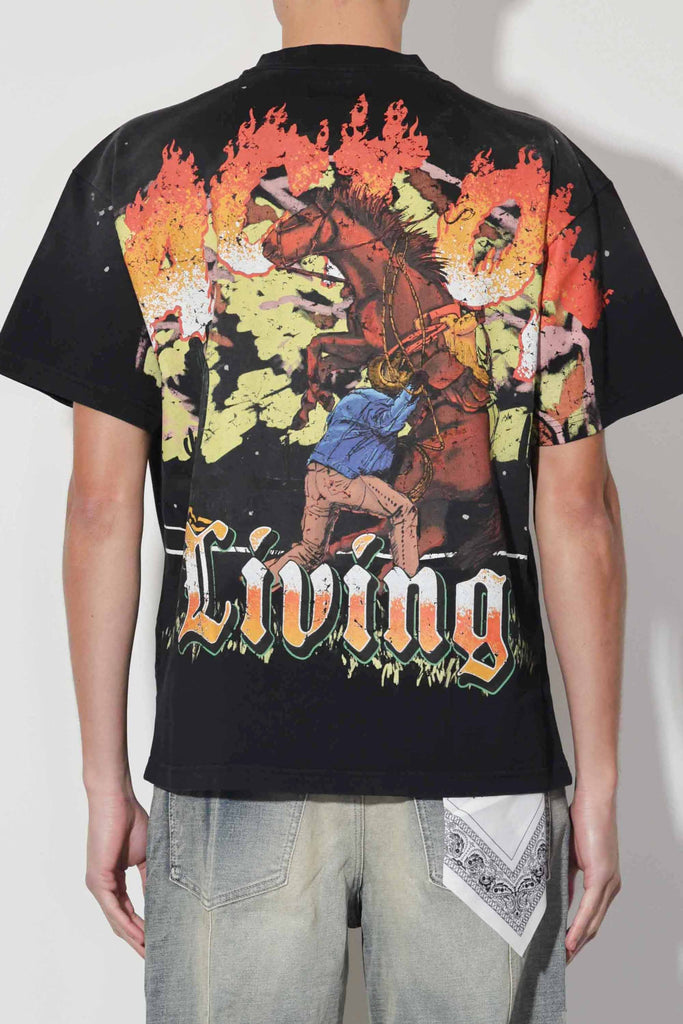 ACT OF LIVING RODEO WASHED TEE