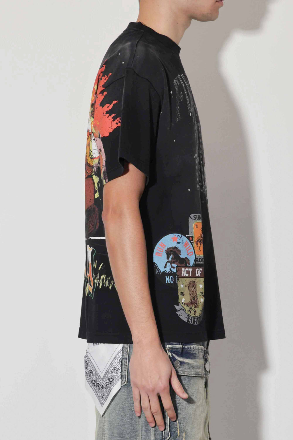 ACT OF LIVING RODEO WASHED TEE
