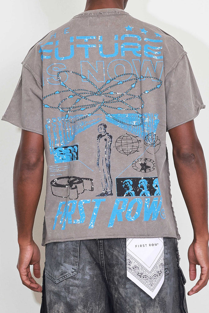 WASHED HUMANITY FIRST COURAGE TEE