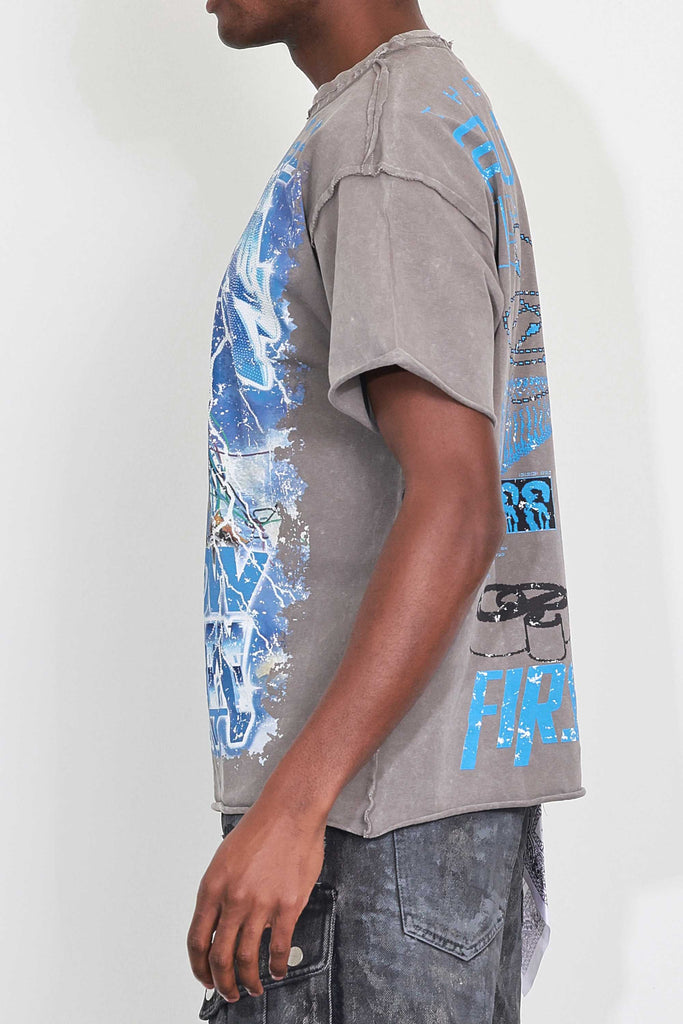 WASHED HUMANITY FIRST COURAGE TEE