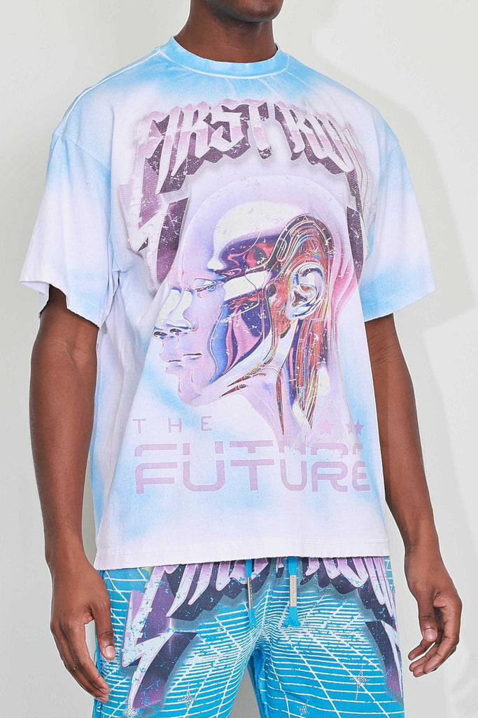 WASHED HUMANITY FIRST SPRAY TEE