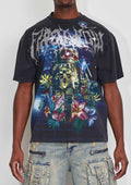 WASHED EARTH FIRST FLOWER TEE