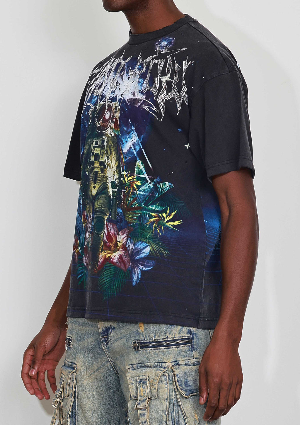 WASHED EARTH FIRST FLOWER TEE