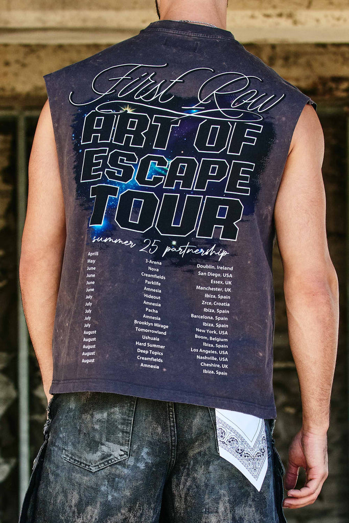 ART OF ESCAPE TOUR MUSCLE TEE