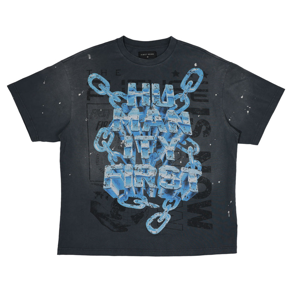 WASHED HUMANITY FIRST CHAIN TEE
