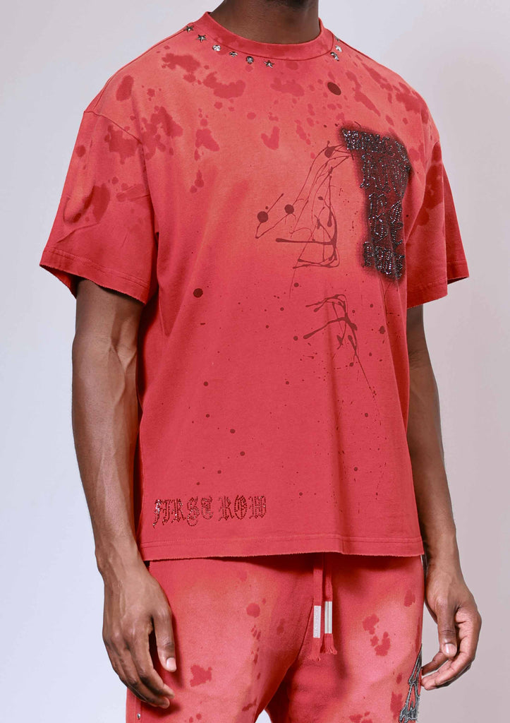 WAKE UP AND BE FIERCE APPLIQUE TEE