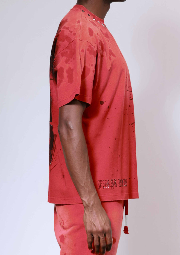 WAKE UP AND BE FIERCE APPLIQUE TEE