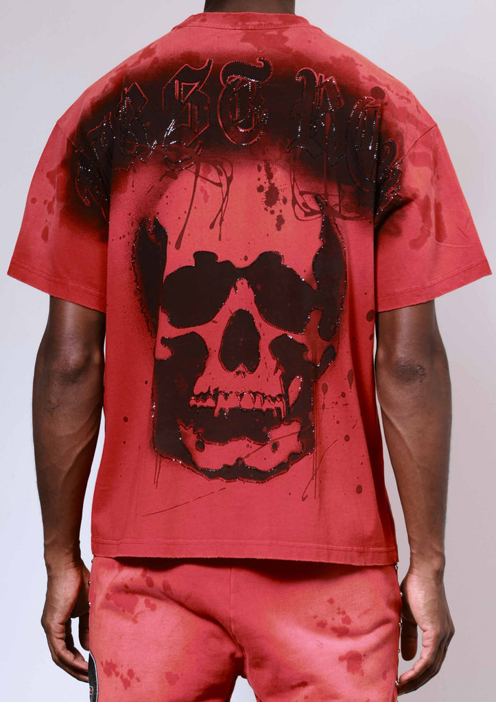 WAKE UP AND BE FIERCE APPLIQUE TEE