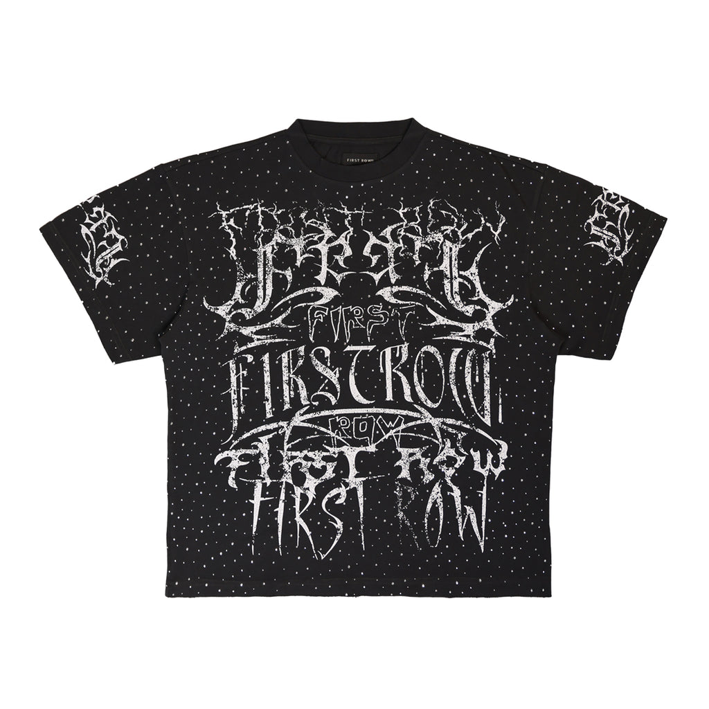 Y2K TRIBAL ALLOVER STUD TEE