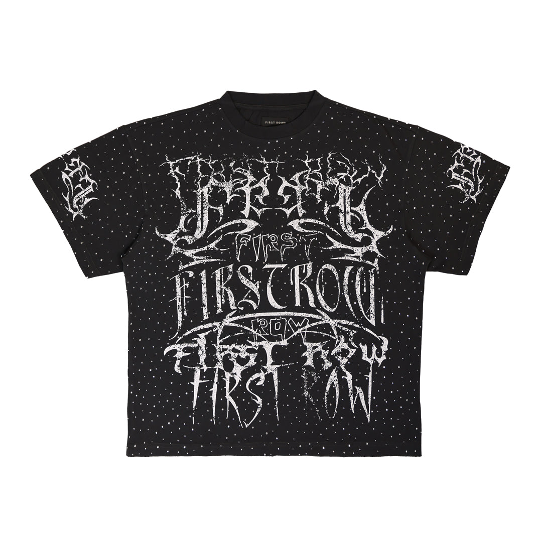 Y2K TRIBAL ALLOVER STUD TEE | First Row