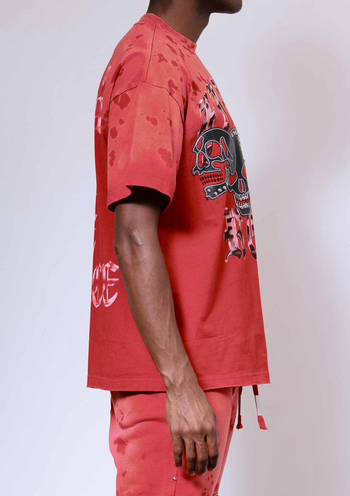 WAKE UP AND BE FIERCE APPLIQUE TEE