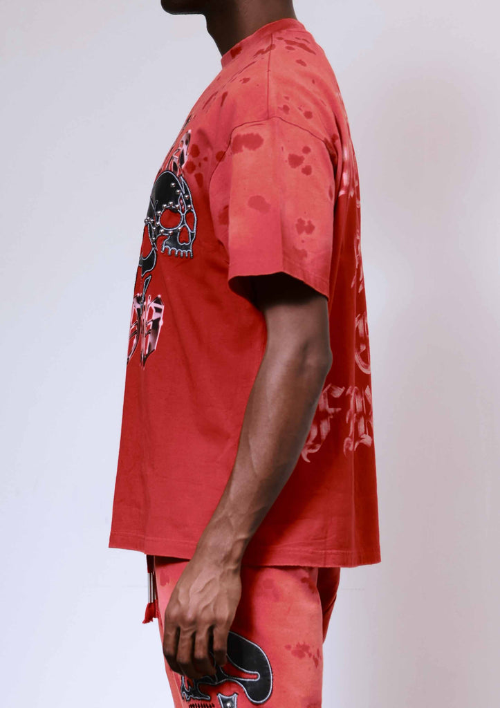 WAKE UP AND BE FIERCE APPLIQUE TEE