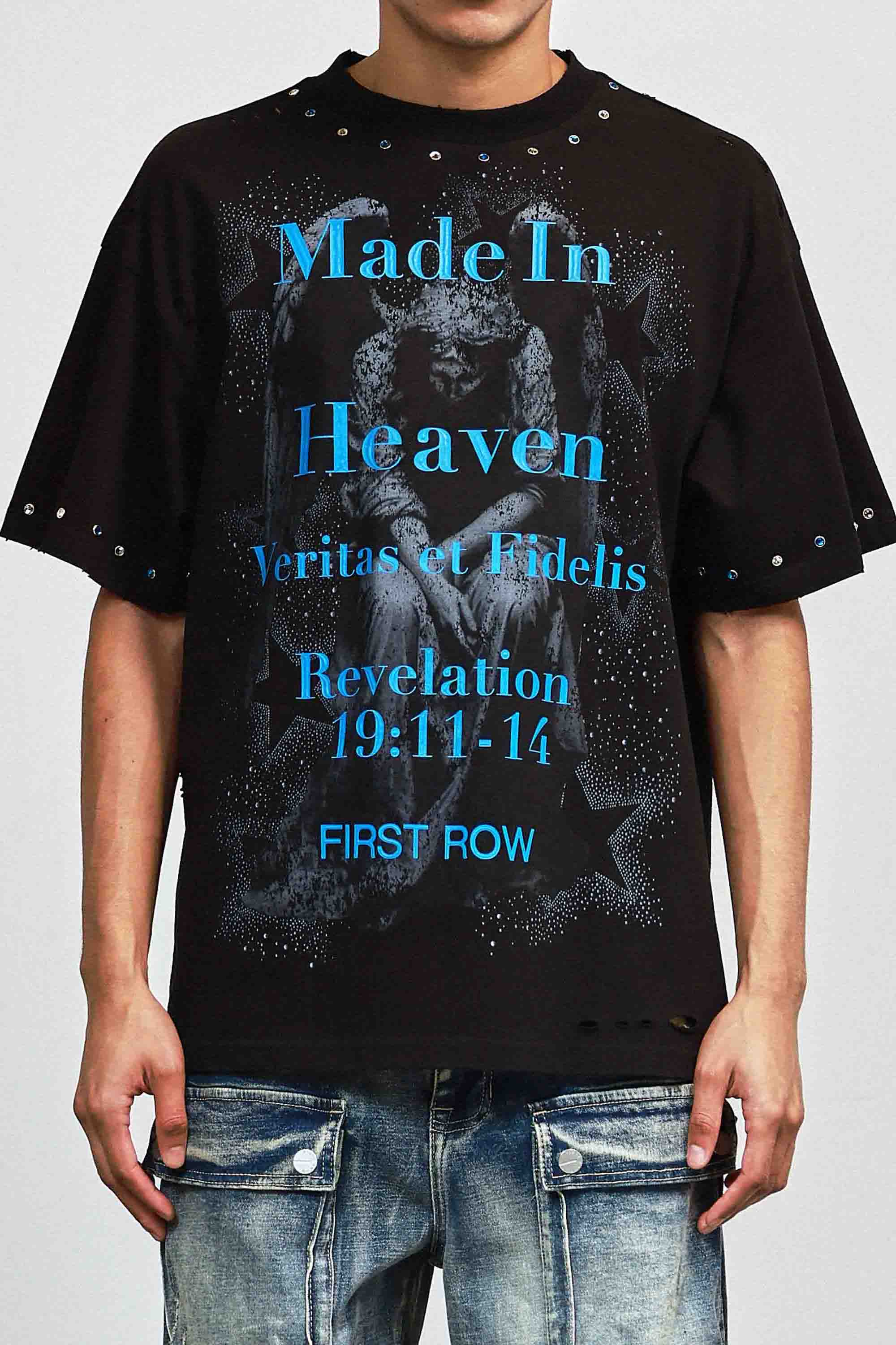 えー【made in heaven 】シャツ Amazon | Queen 公式 Made In Heaven 写真 Tシャツ | Tシャツ