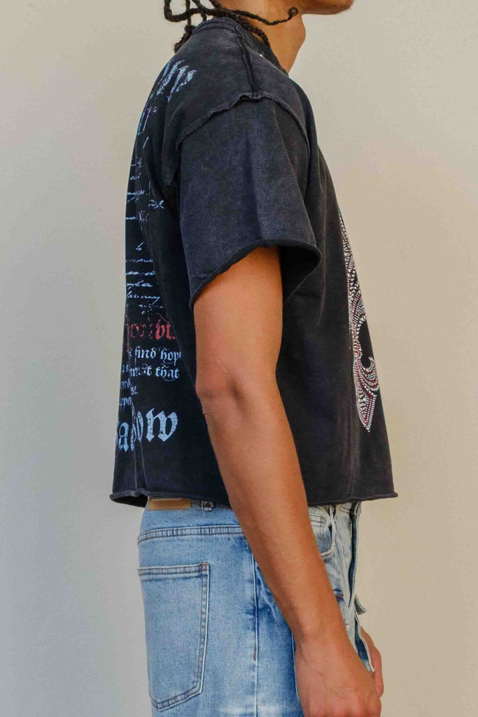 [FRT2247] FAITH DEALER A SACRED VOW NOBILITY CROPPED TEE