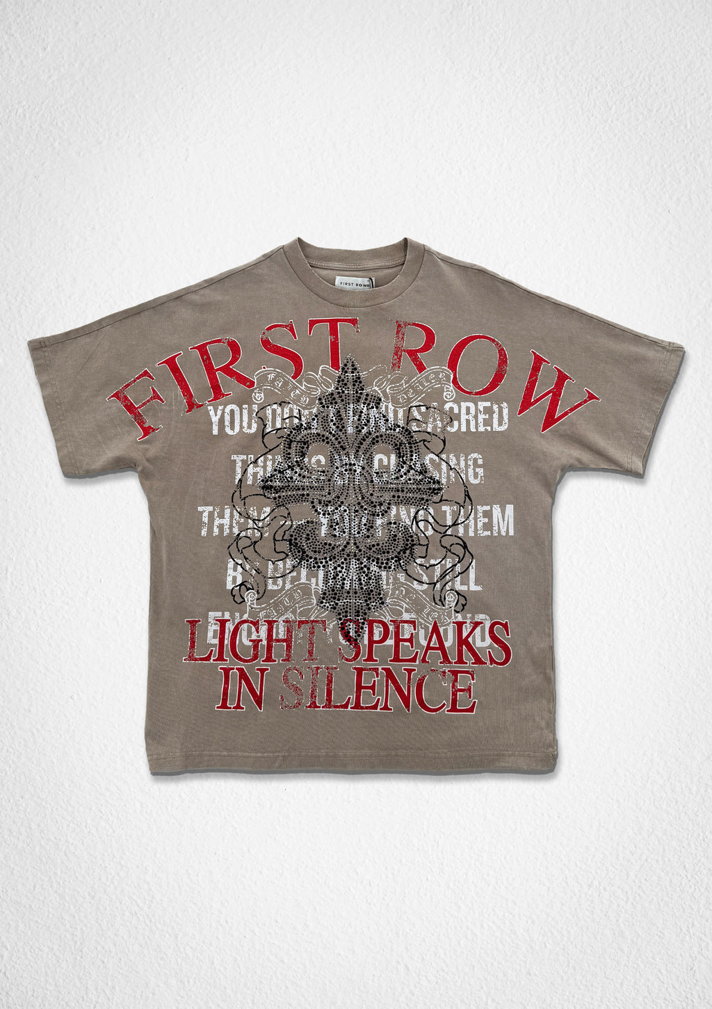 LIGHT SPEAKS IN SILENCE TEE