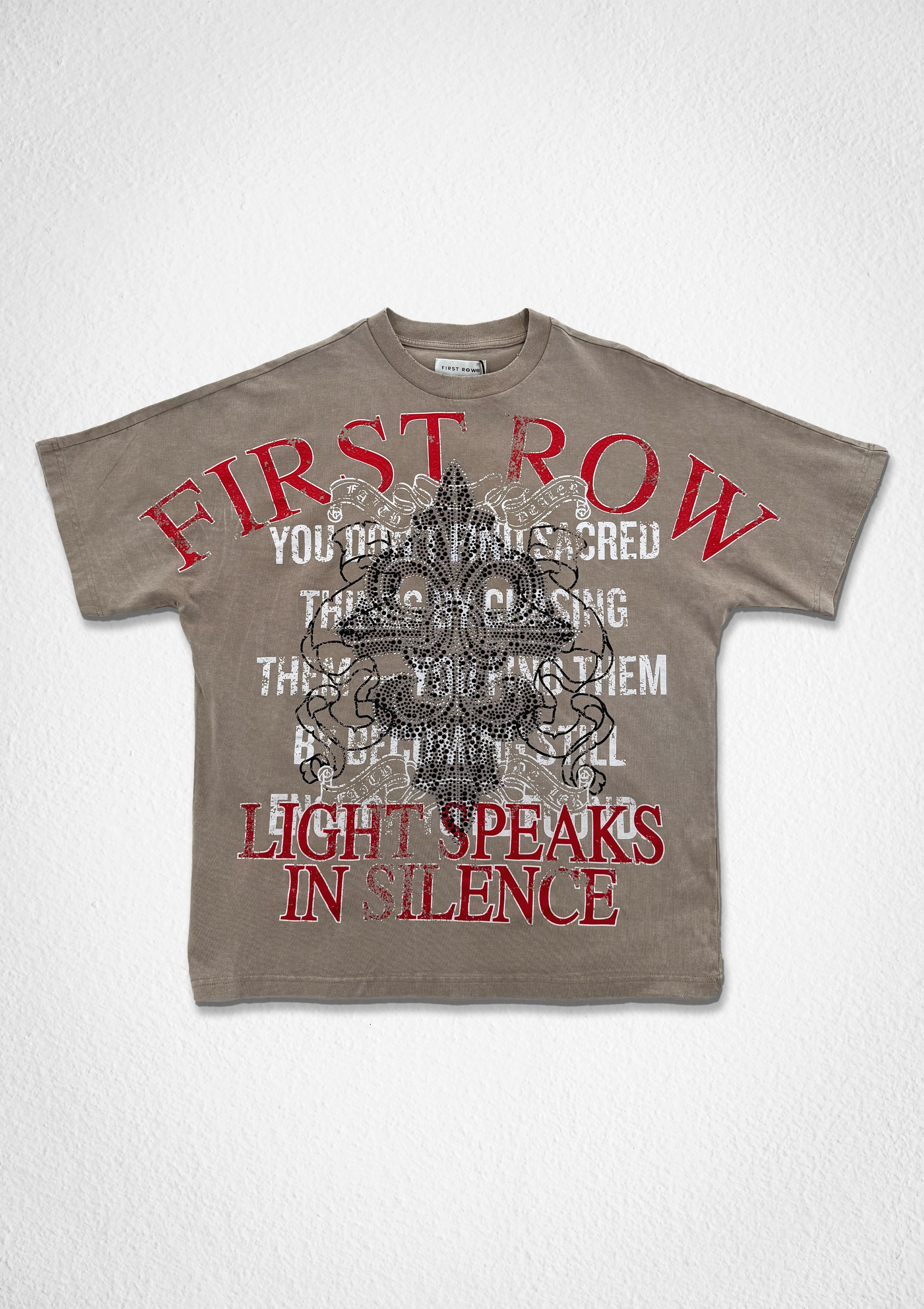 LIGHT SPEAKS IN SILENCE TEE