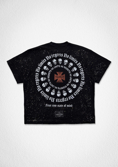 STEEL ANGELS EMBER STORM CROP TEE