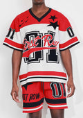 STAR VARSITY JACQUARD KNIT TEE