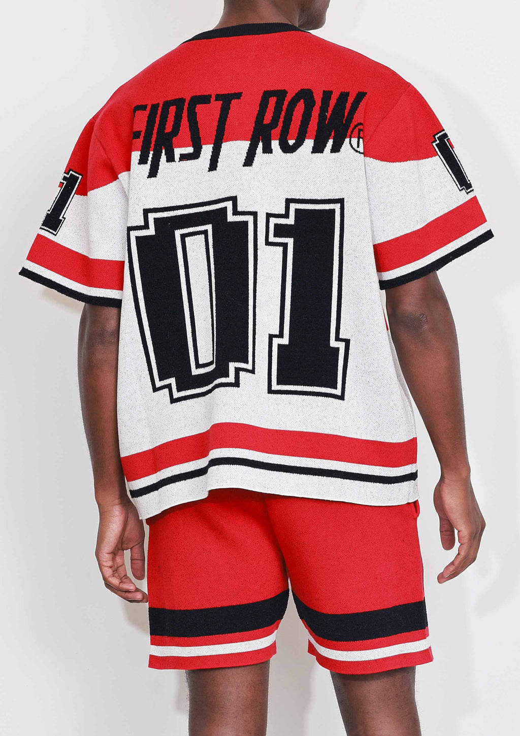 STAR VARSITY JACQUARD KNIT TEE
