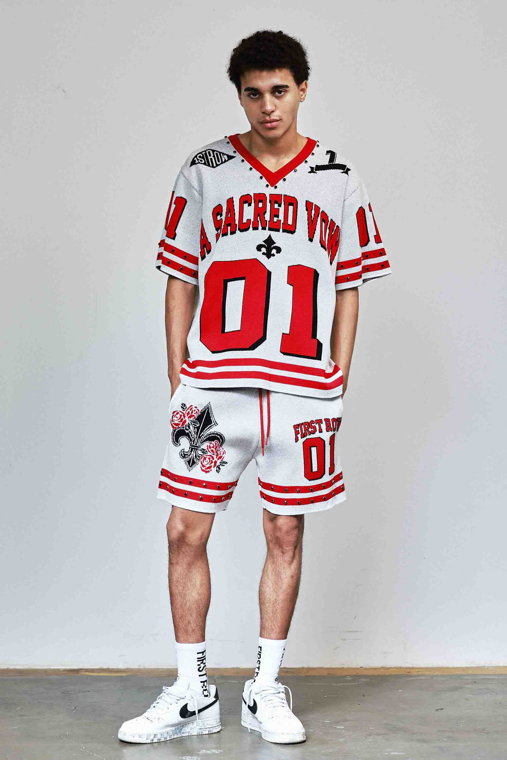 FAITH DEALER SWEATER SHORTS