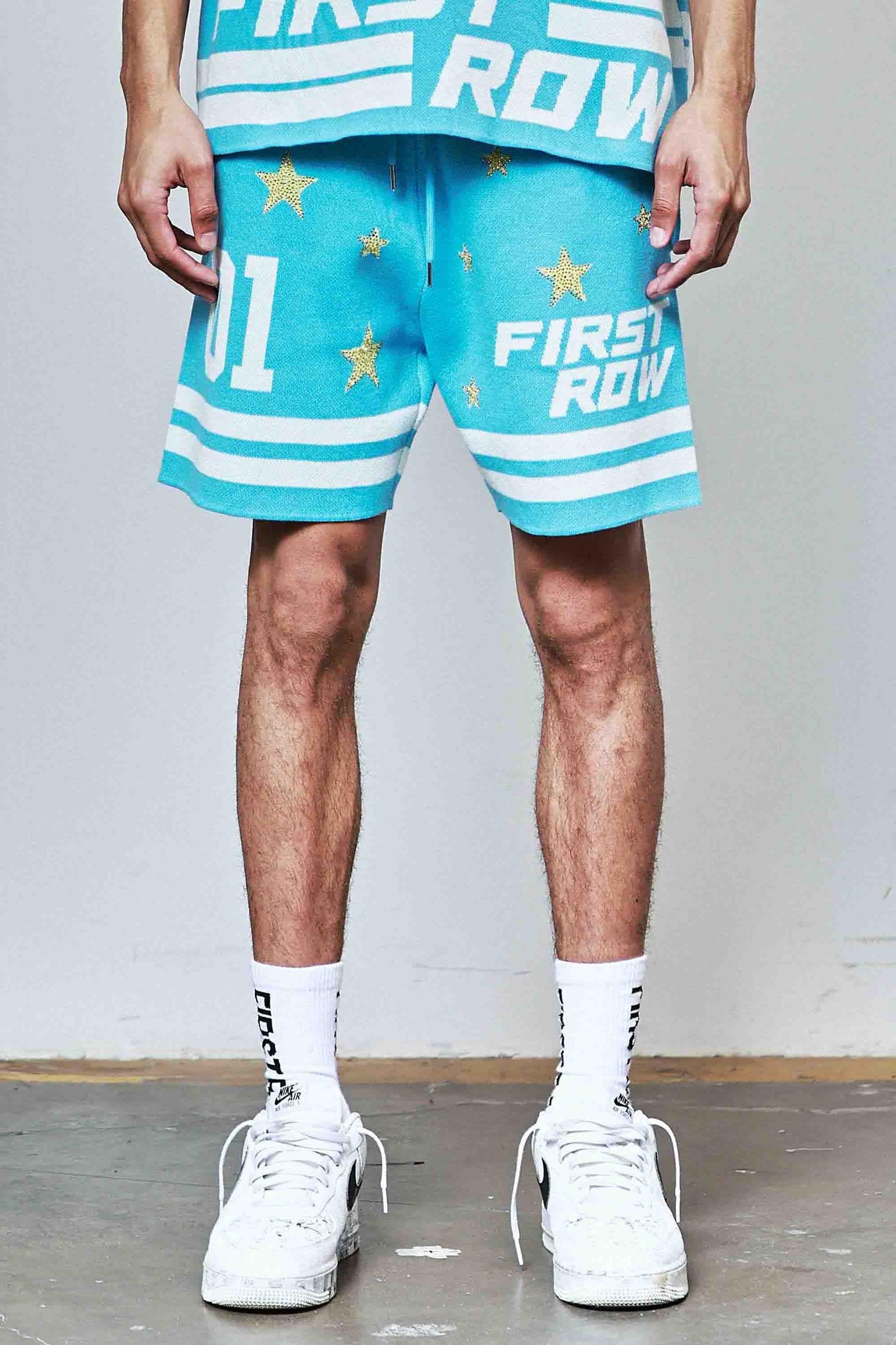 SCATTERED STAR SWEATER SHORTS