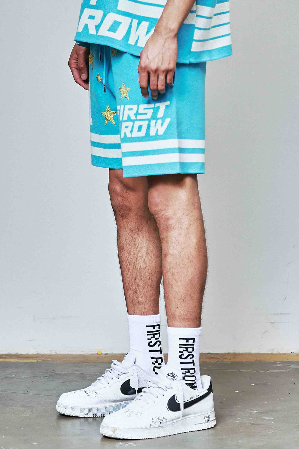 SCATTERED STAR SWEATER SHORTS