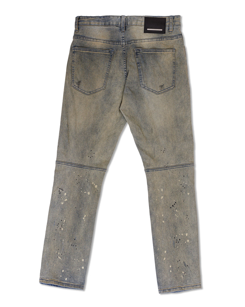 NOVELTY RIP & REPAIR SLIM DENIM