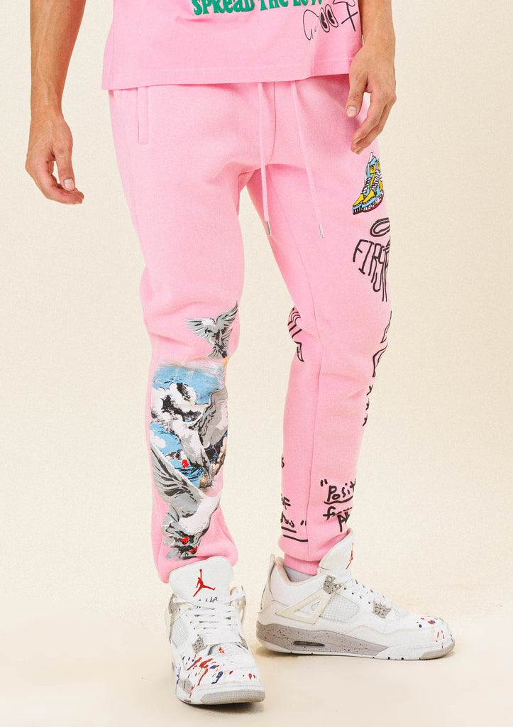 FLYING SNEAKER DRAWING  JOGGER
