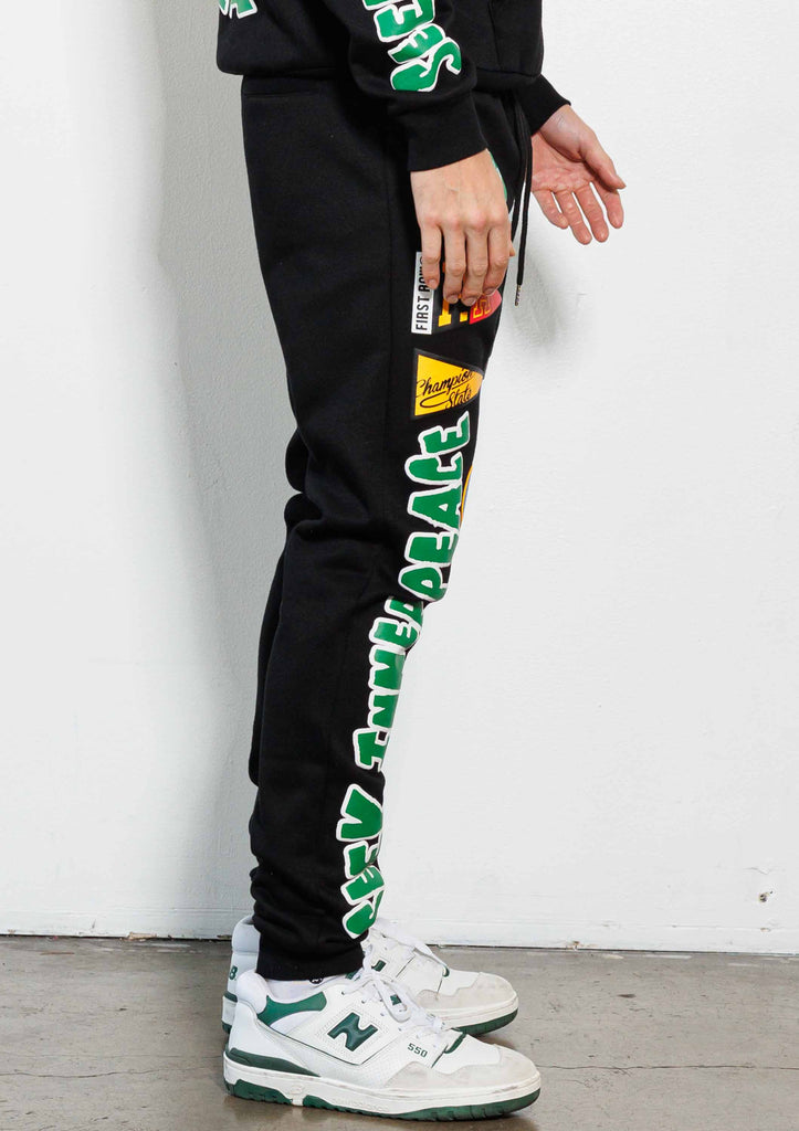 SPRING BREAK CHENILE PATCH GRAPHIC  JOGGER