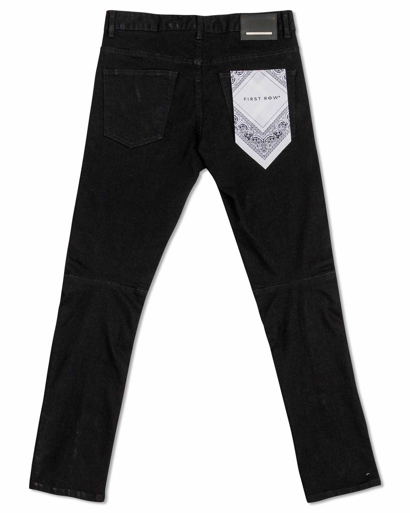 SAVE OUR PLANET CHENILE PATCH  SLIM FIT PANTS