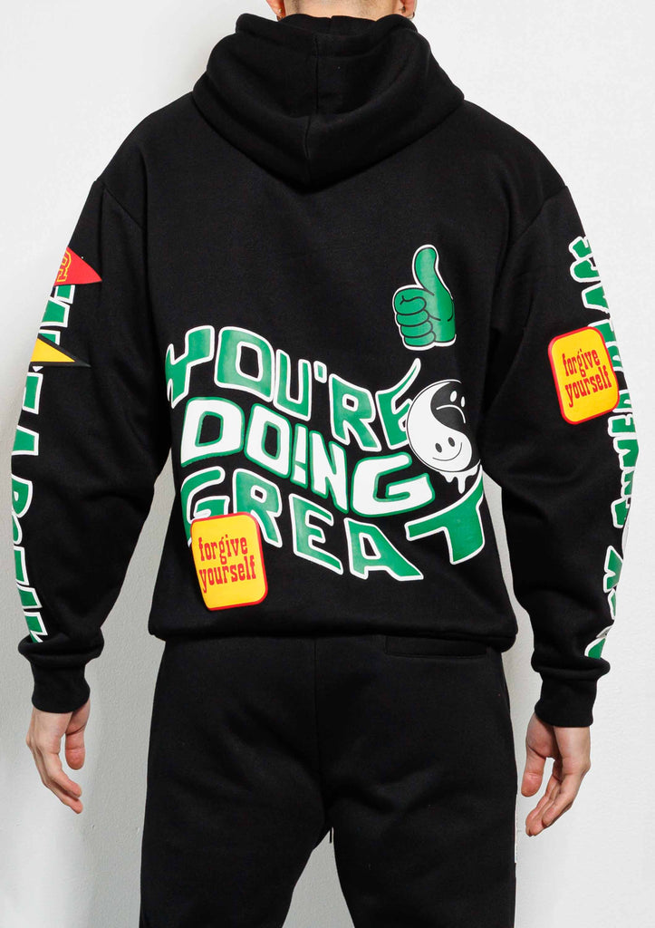 SPRING BREAK CHENILE PATCH GRAPHIC HOODIE