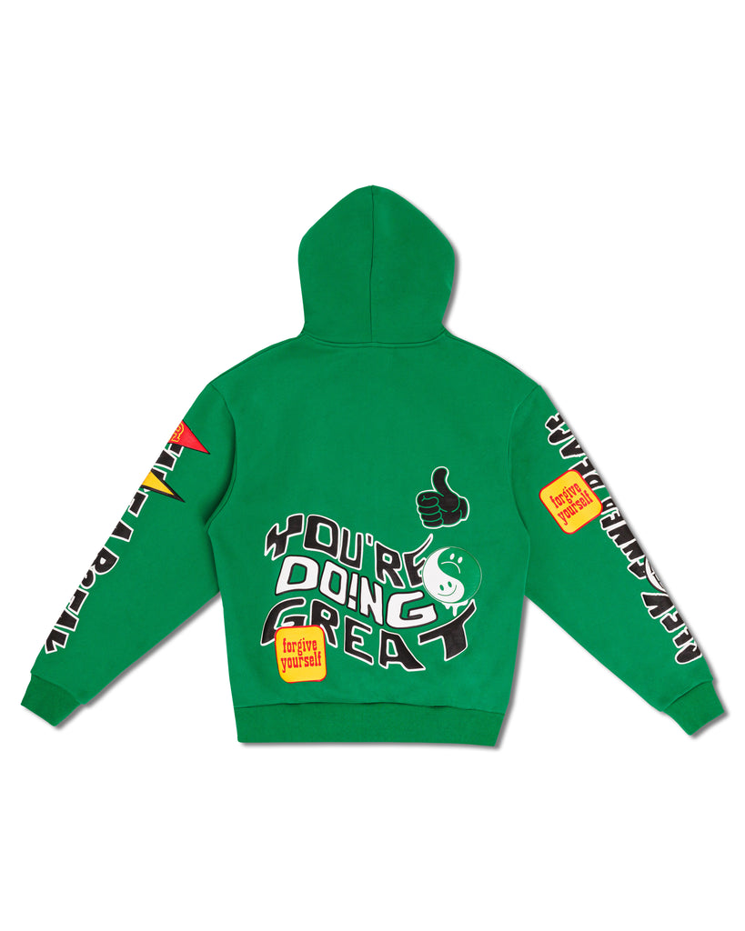 SPRING BREAK CHENILE PATCH GRAPHIC HOODIE