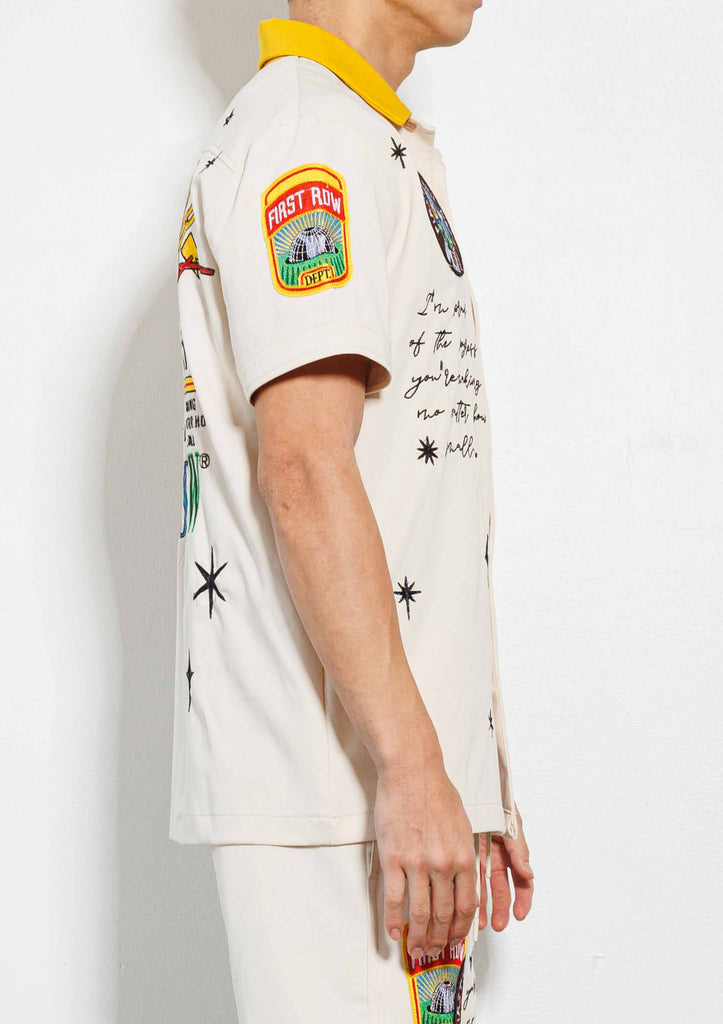 PEN & BRUSH ART DEPT. WOVEN BOWLING SHIRTS